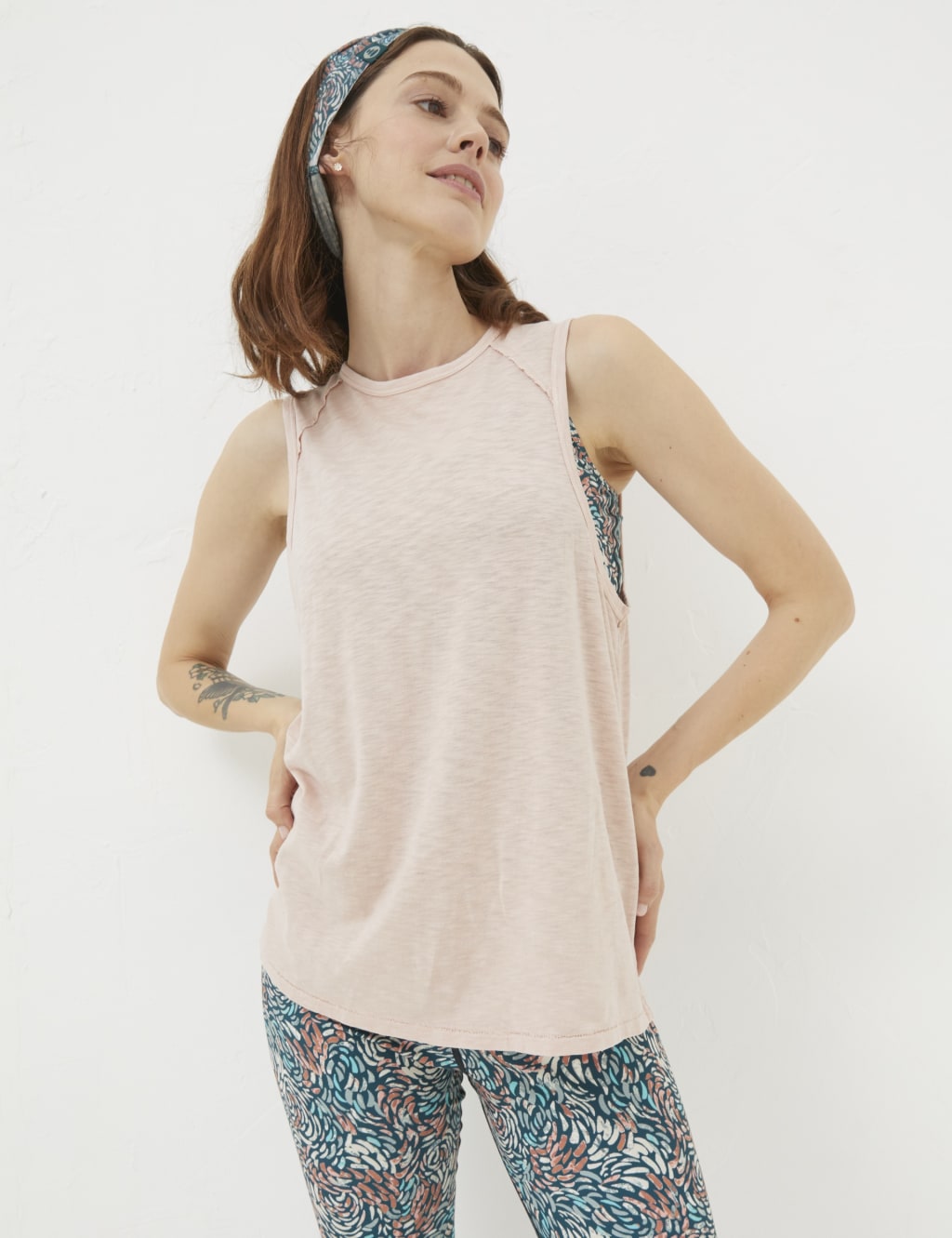 Cotton Rich Relaxed Vest 1 of 5