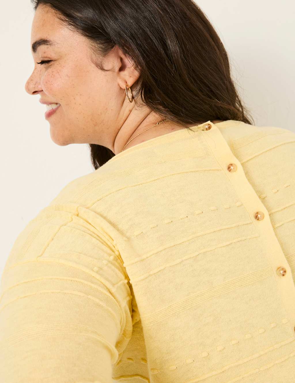 Cotton Rich Jumper with Linen 7 of 8