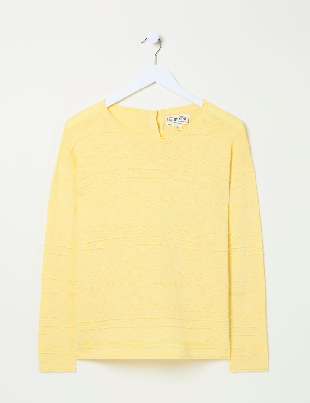 Cotton Rich Jumper with Linen 2 of 8