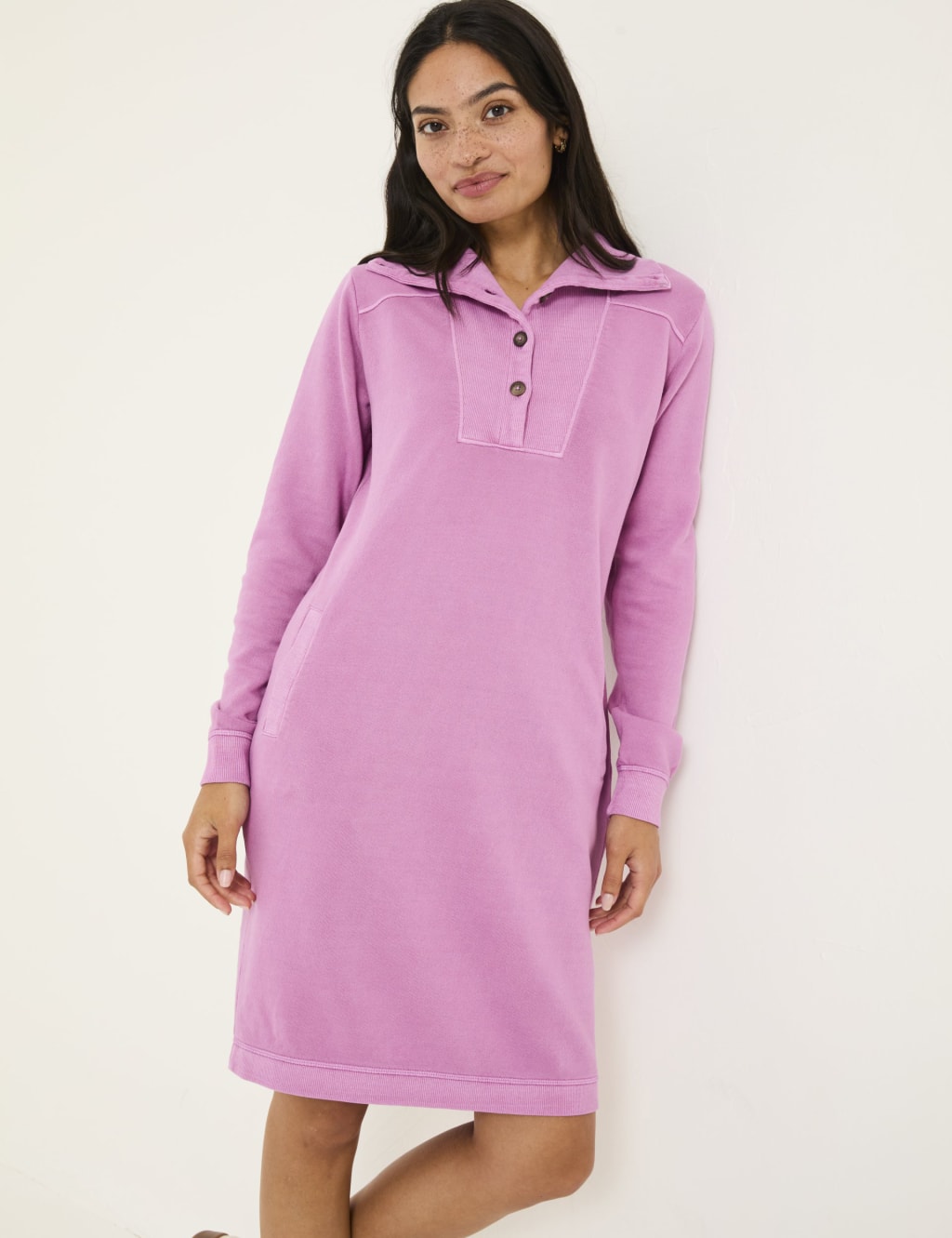 Pure Cotton Mini Sweater Dress 3 of 5