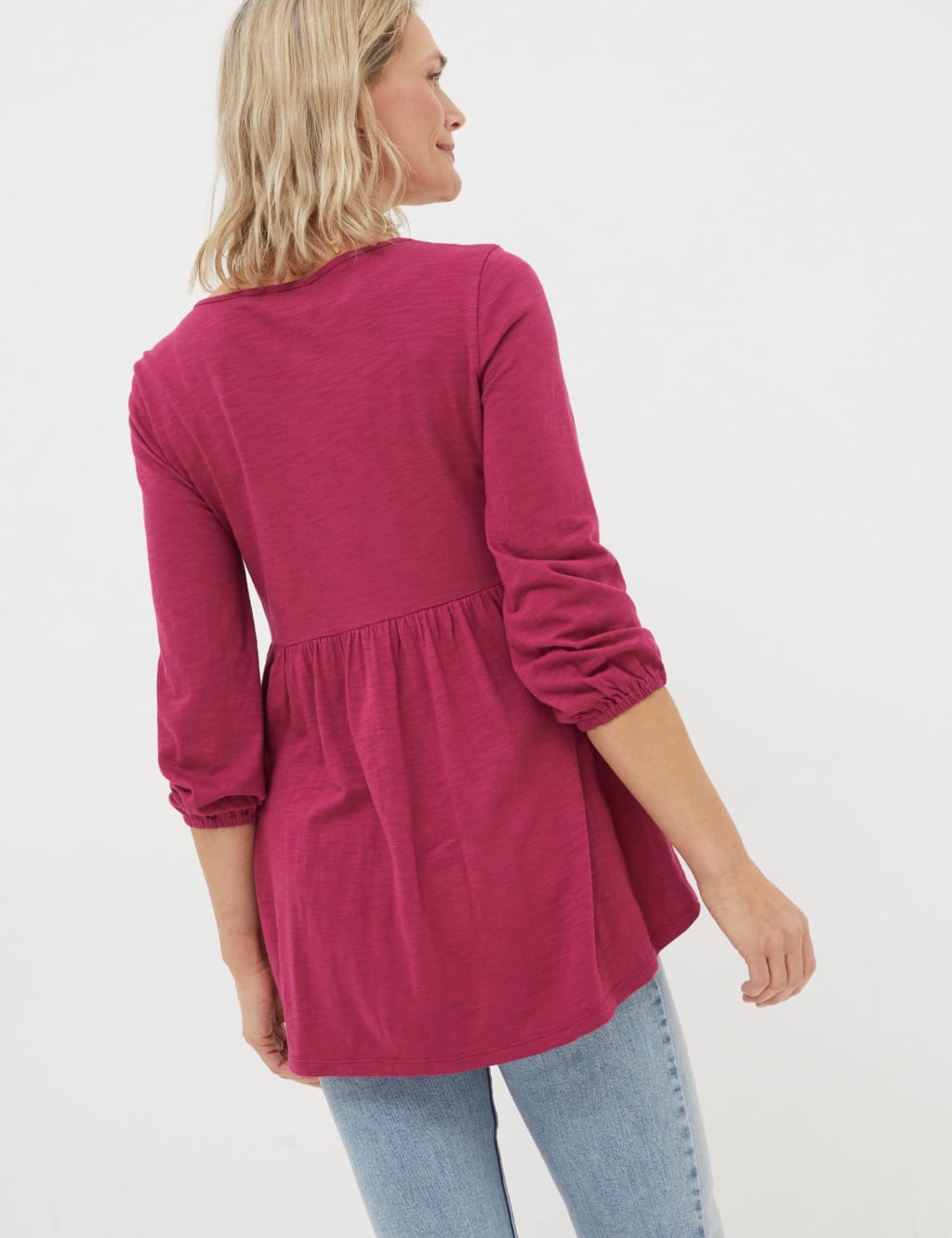 Cotton Rich V-Neck Tunic 3 of 4