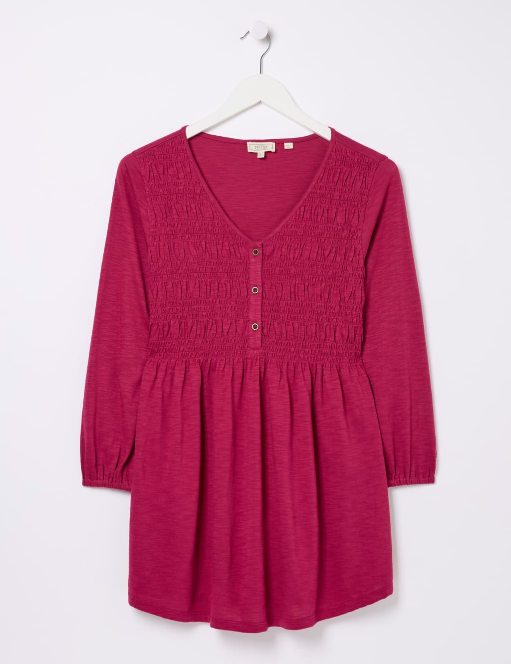 Cotton Rich V-Neck Tunic 2 of 4