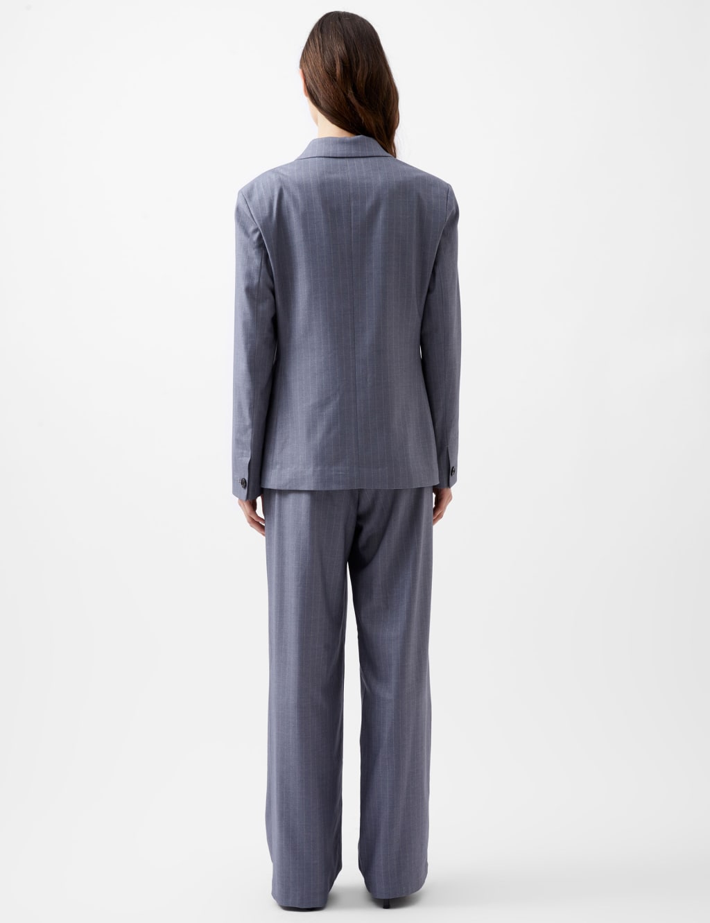 Pinstripe Single Breasted Blazer 3 of 4