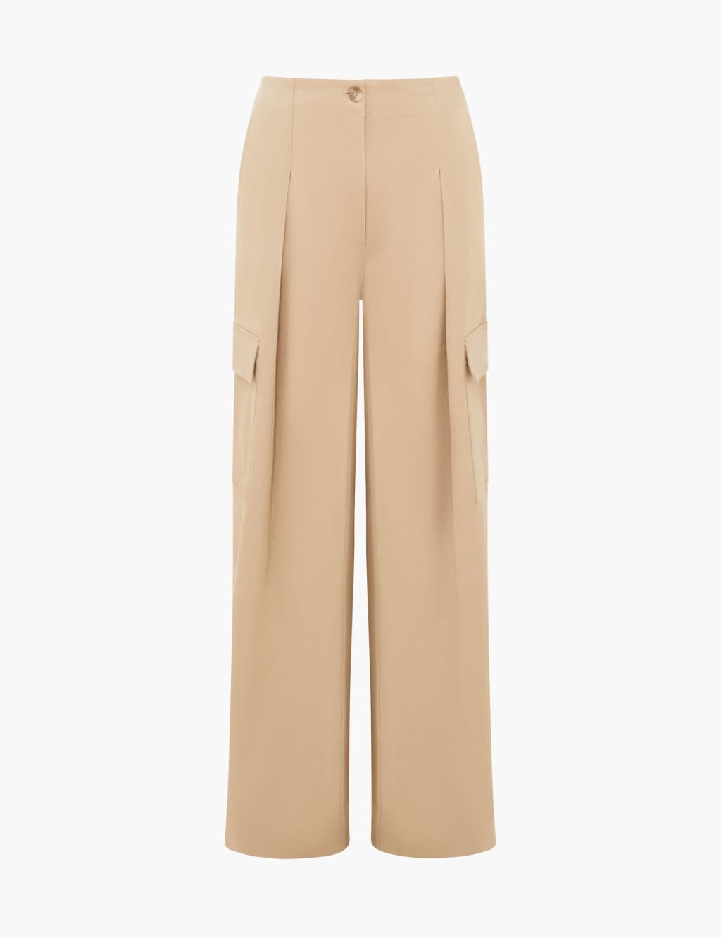 Cotton Rich Cargo Straight Leg Trousers 2 of 5