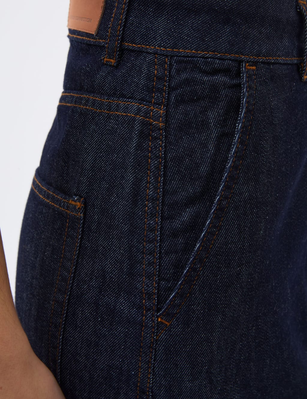 Denim Side Split Maxi Skirt 4 of 4