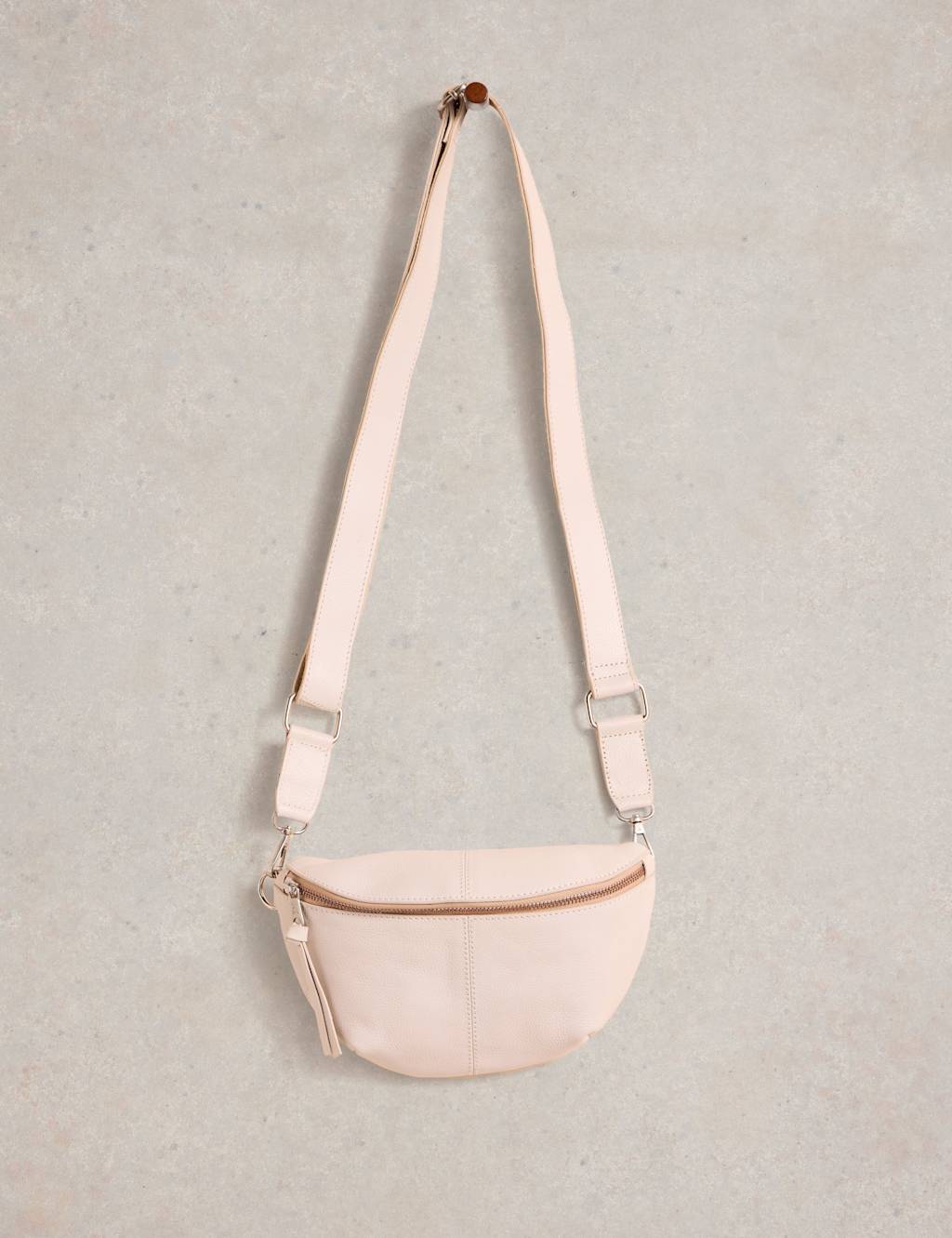 Leather Sling Cross Body Bag 3 of 4