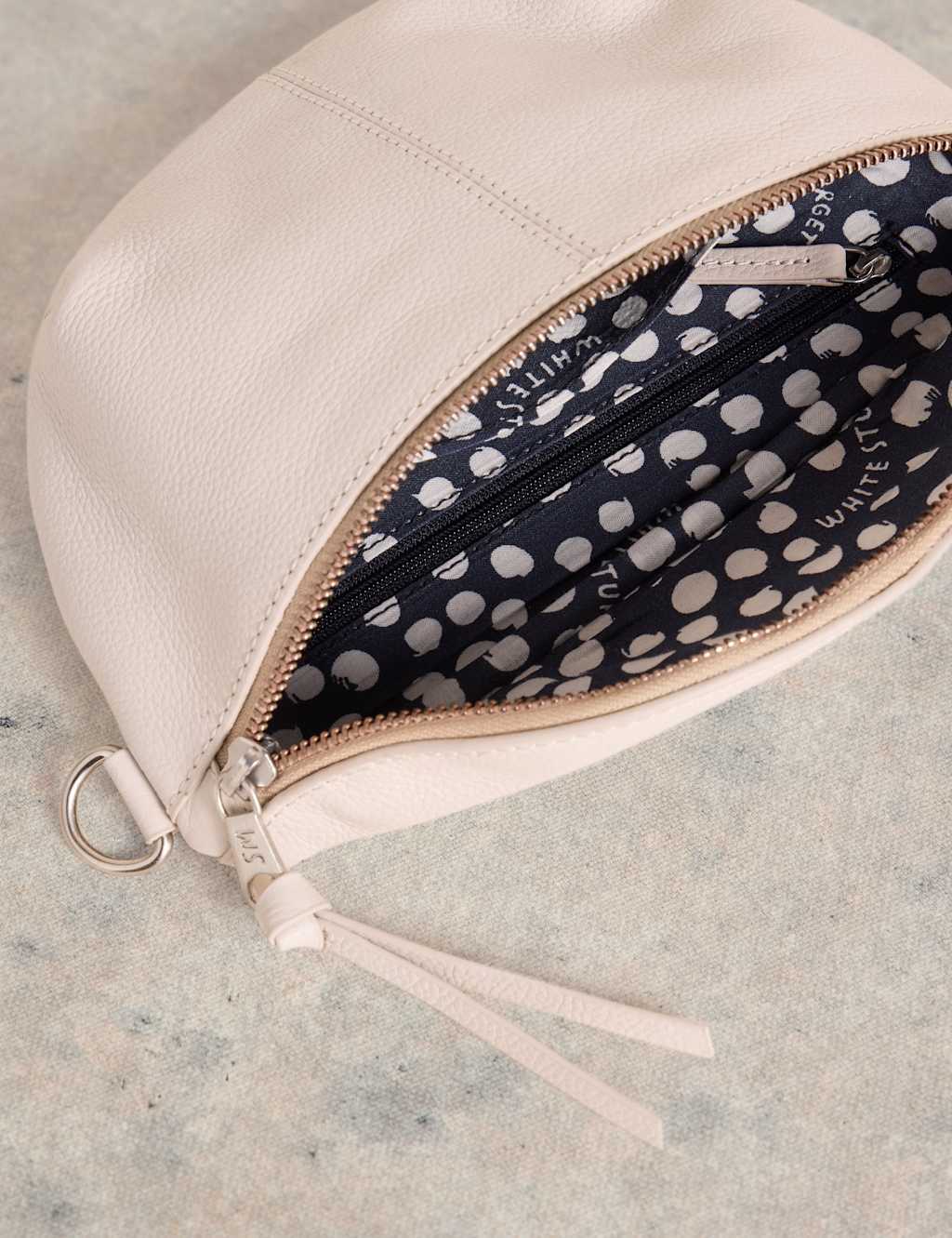 Leather Sling Cross Body Bag 4 of 4