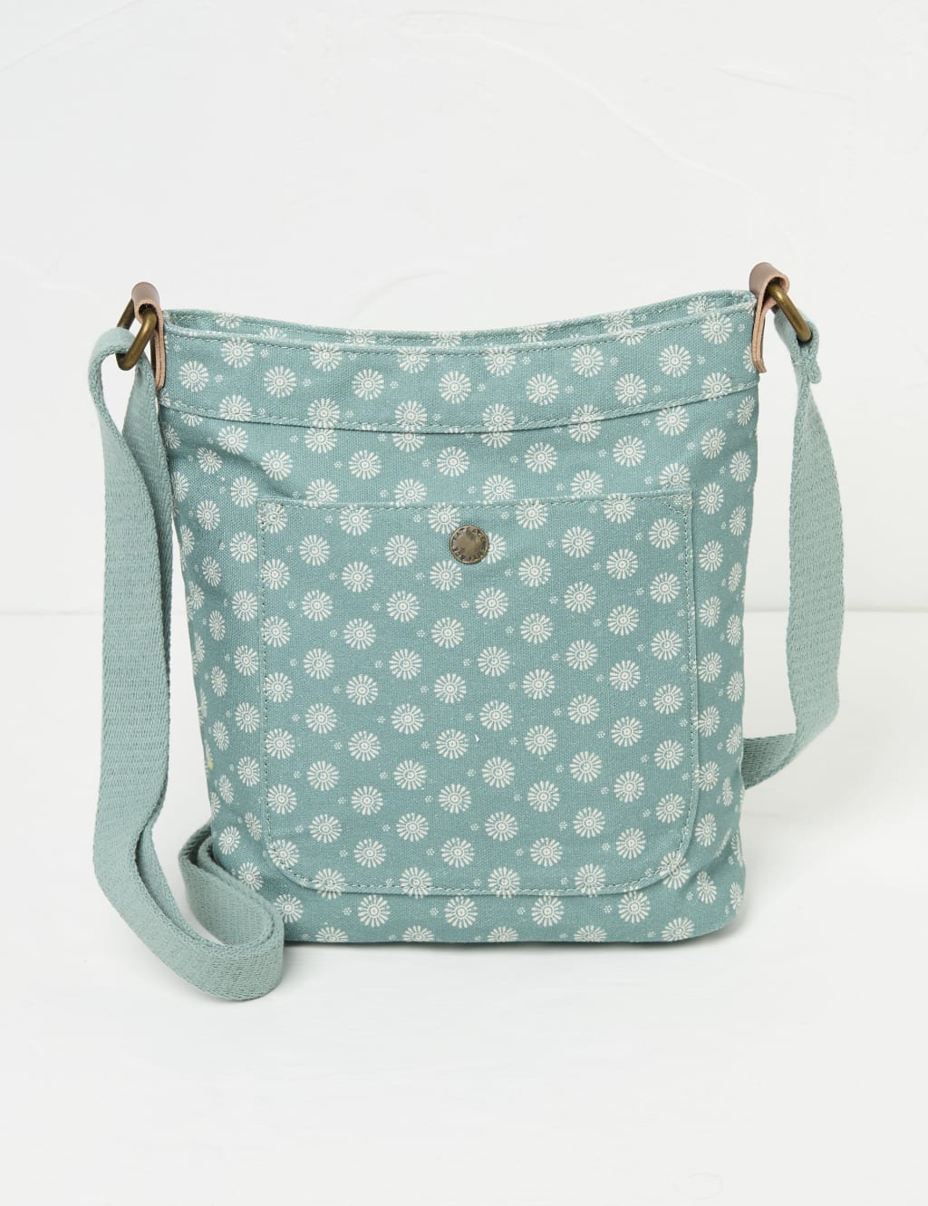 Pure Cotton Printed Canvas Cross Body Bag 2 of 2