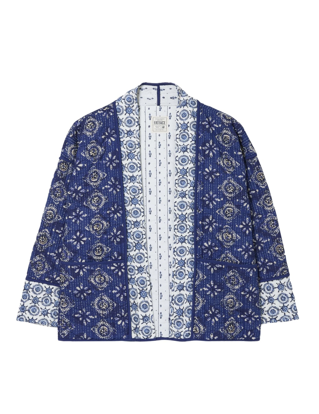 Pure Cotton Floral Quilted Jacket 2 of 5