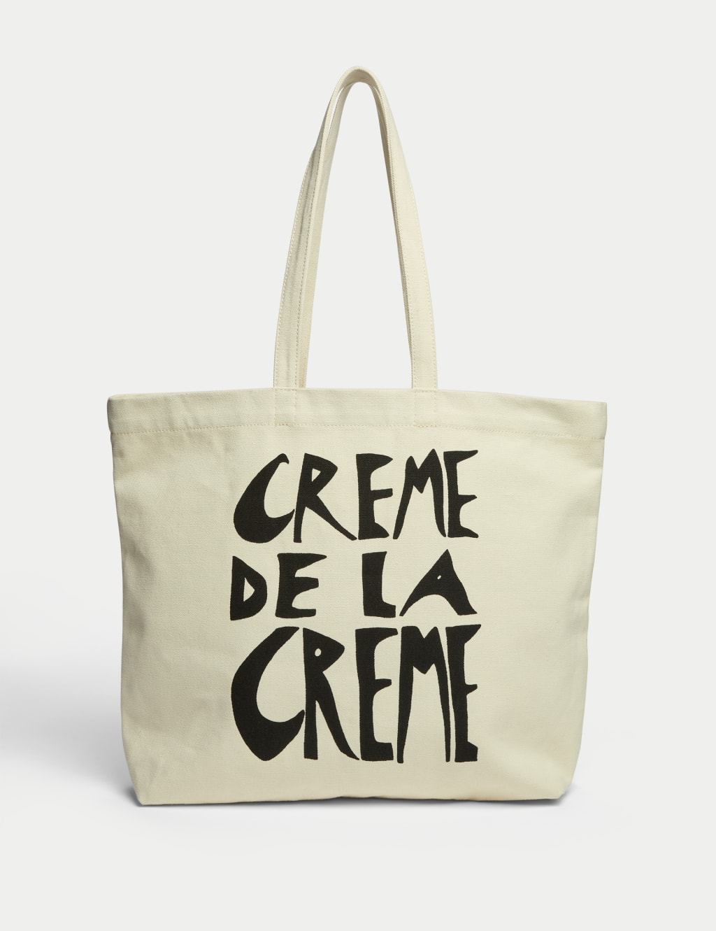 Canvas Slogan Tote Bag 1 of 5