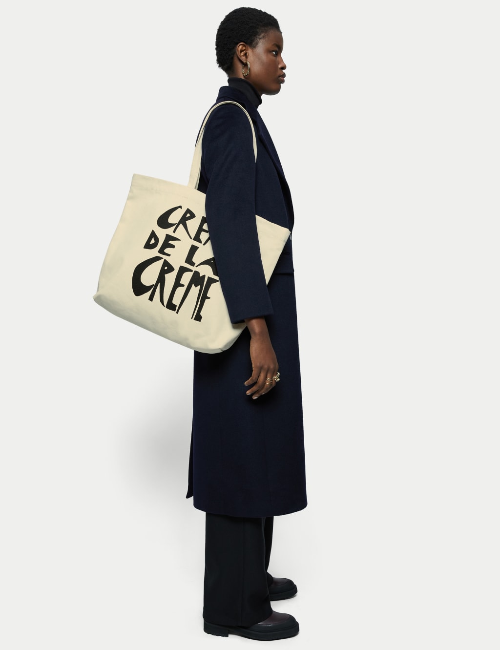 Canvas Slogan Tote Bag 2 of 5