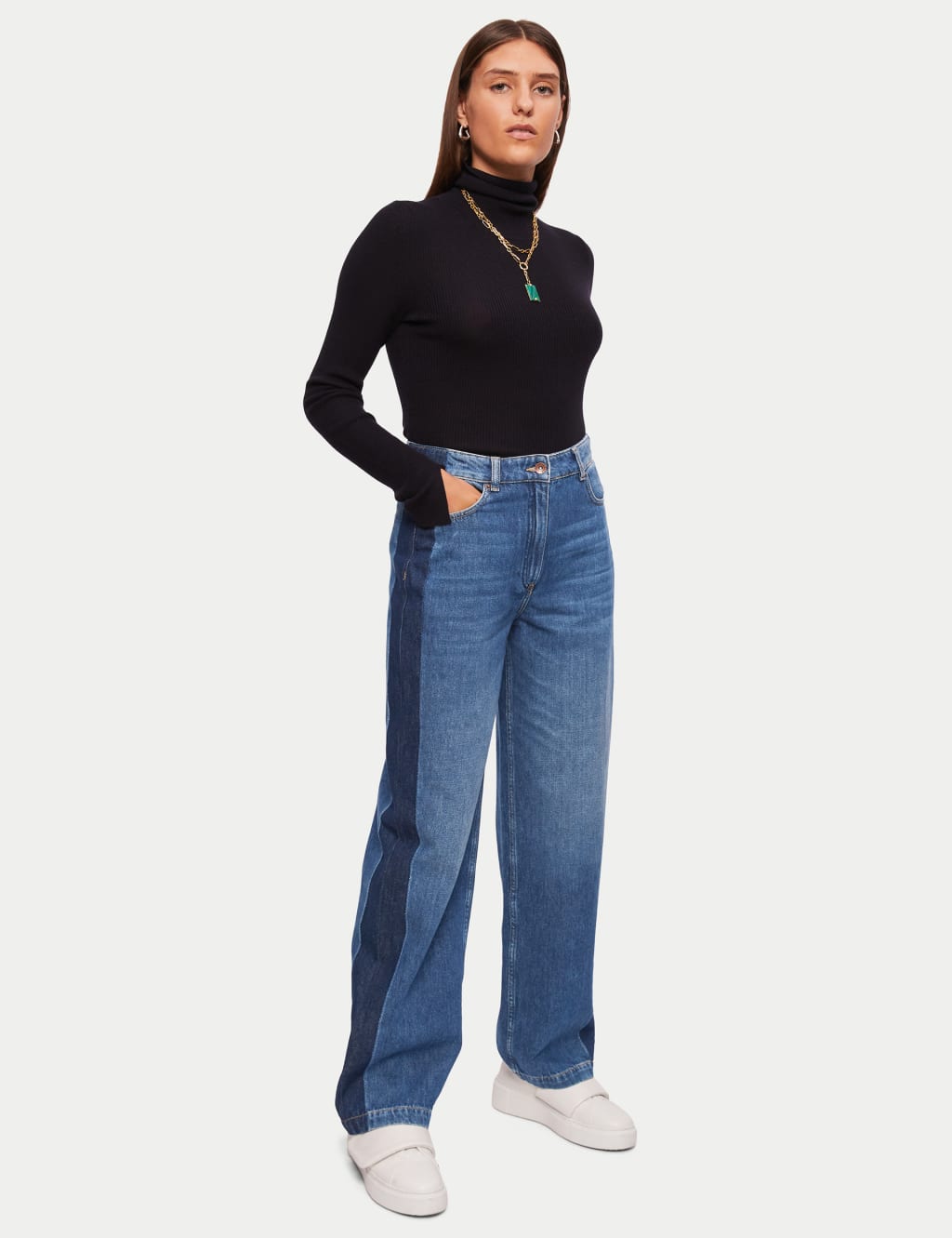 High Waisted Straight Leg Jeans 5 of 7