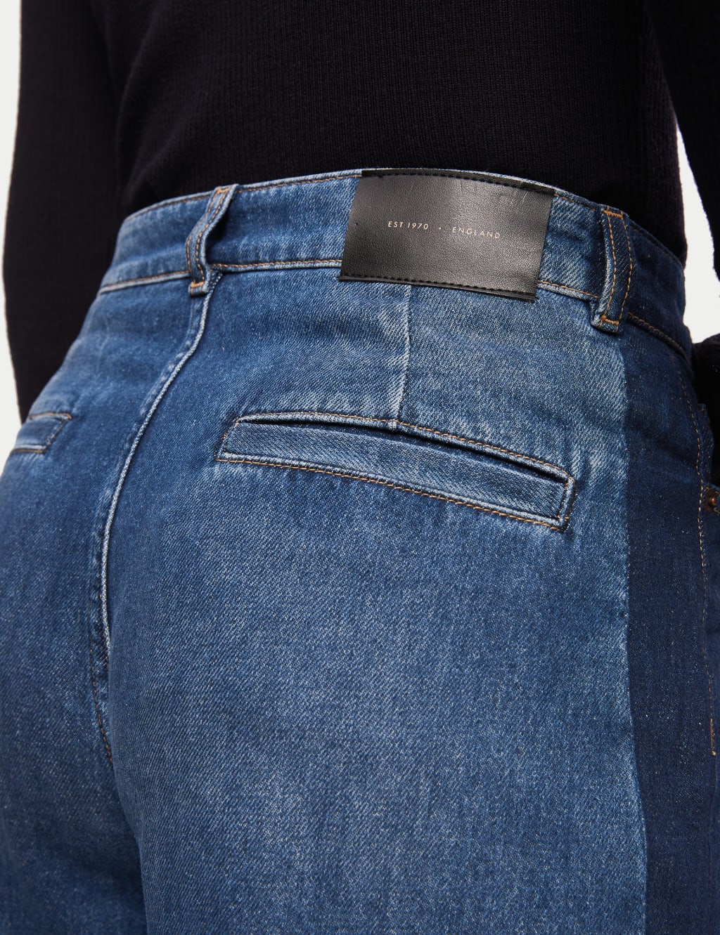 High Waisted Straight Leg Jeans 6 of 7