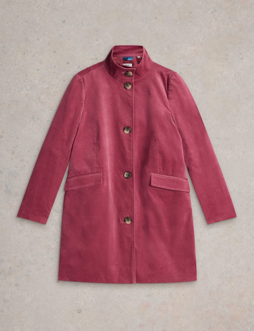 Cotton Rich Velvet Overcoat 2 of 6