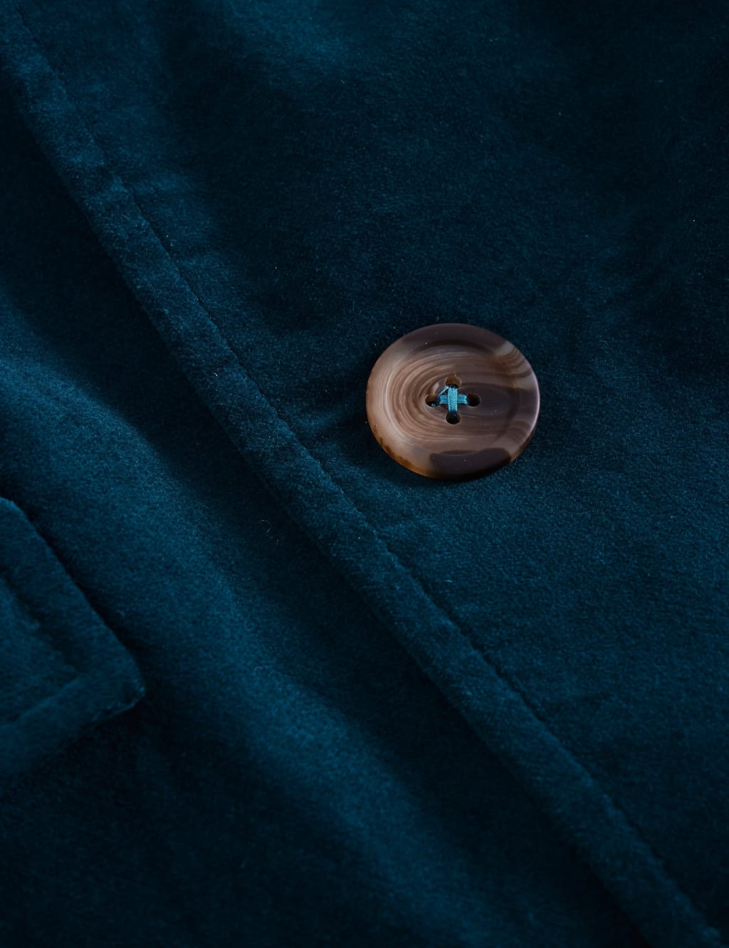 Cotton Rich Velvet Overcoat 6 of 6
