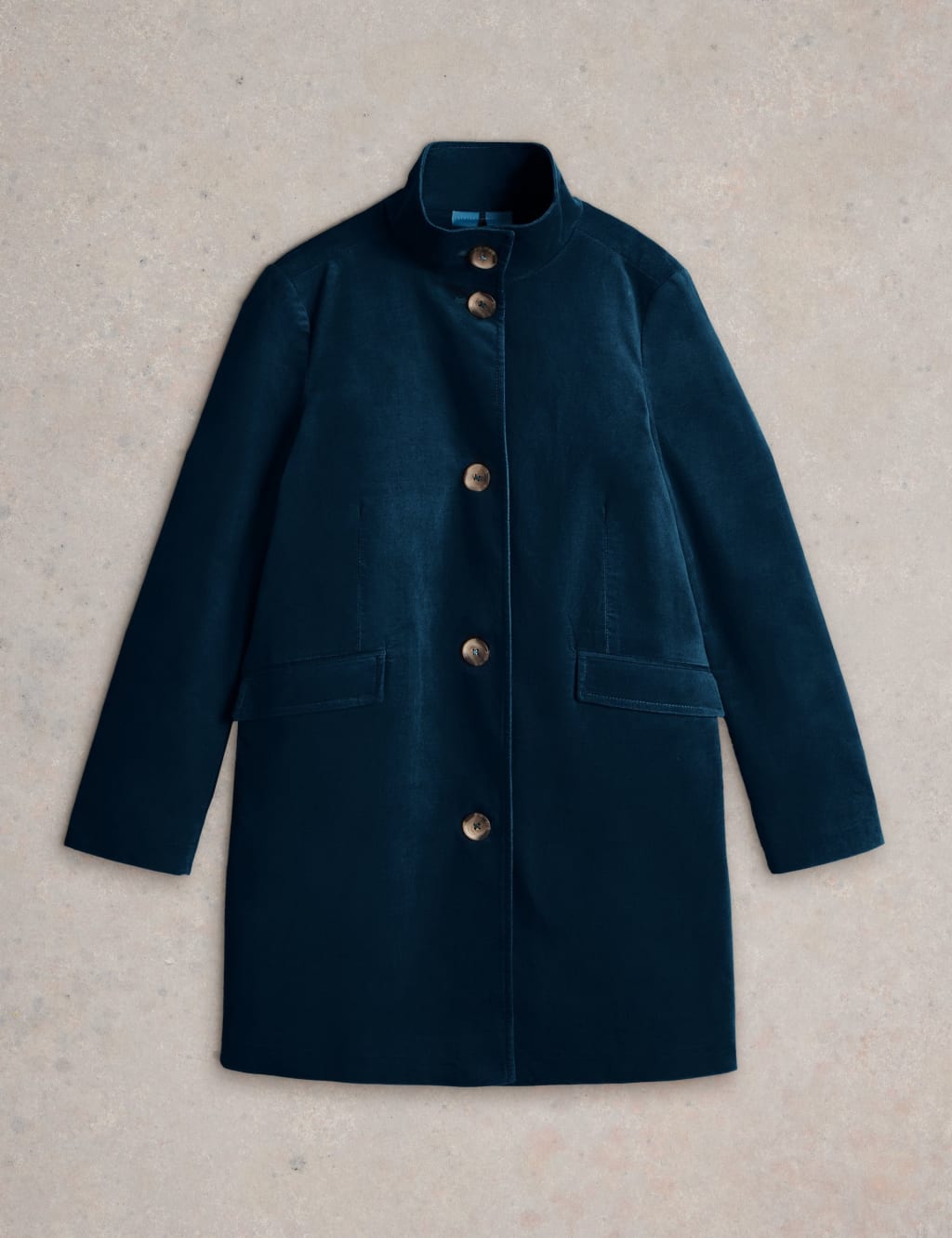 Cotton Rich Velvet Overcoat 2 of 6