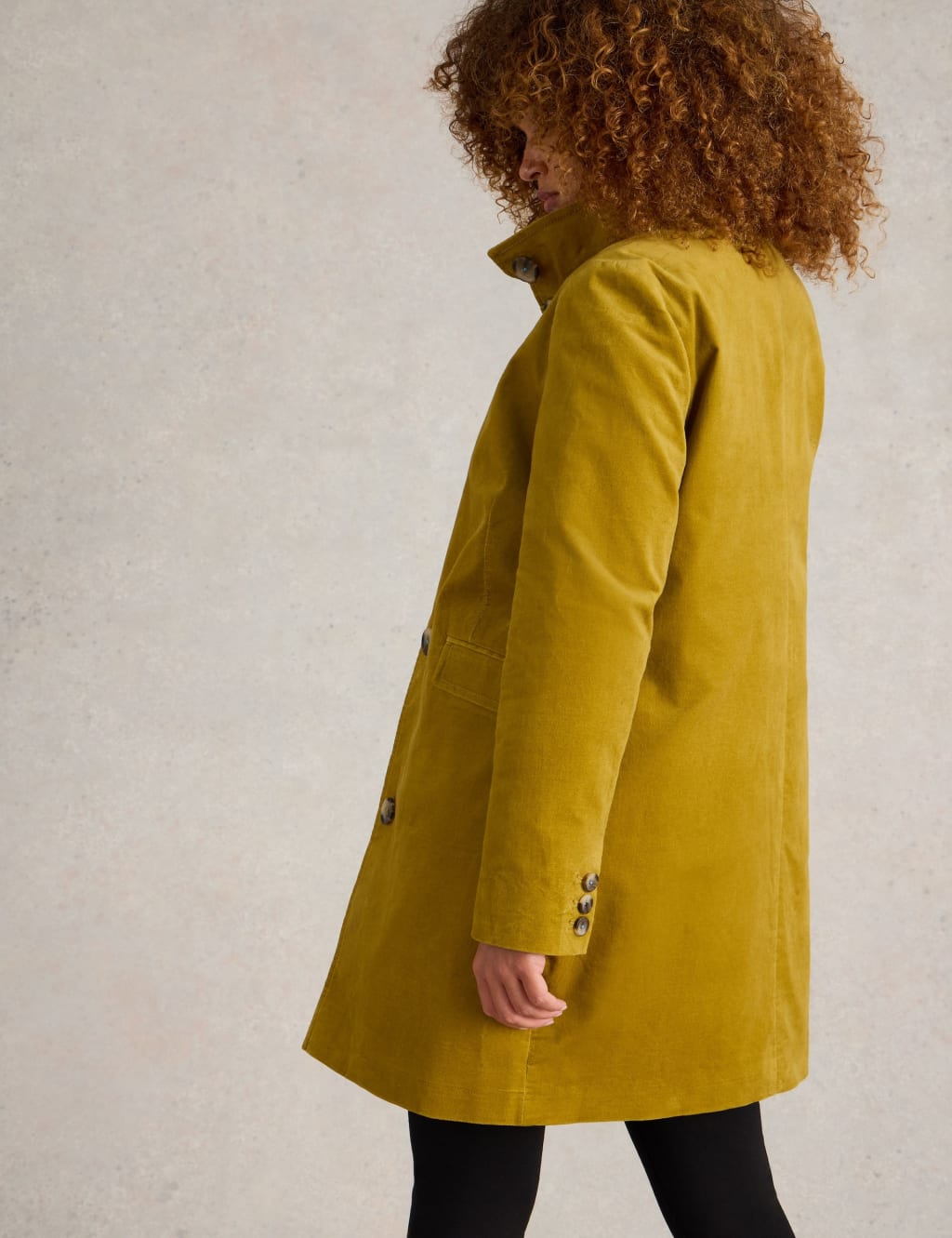 Cotton Rich Velvet Overcoat 4 of 6