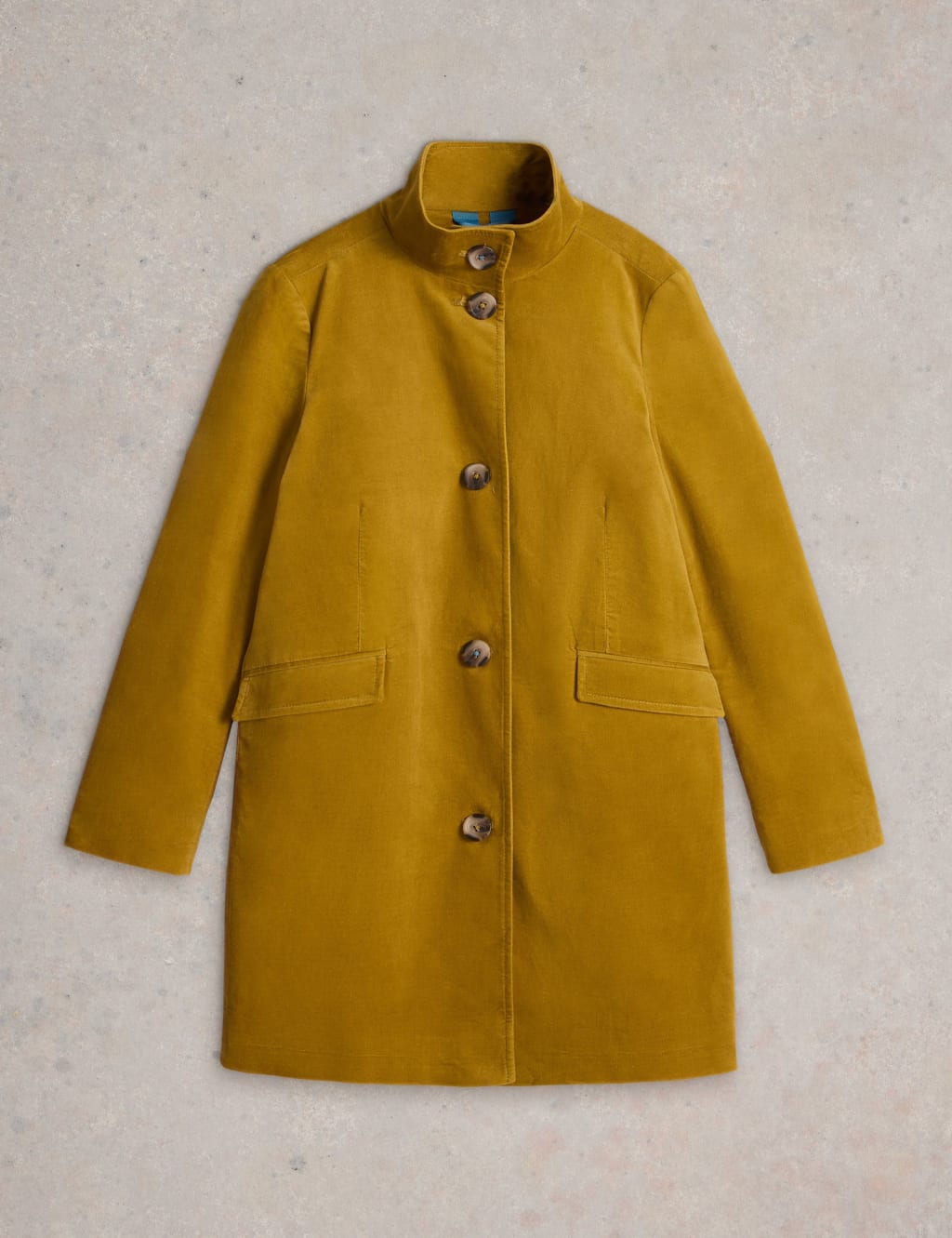 Cotton Rich Velvet Overcoat 2 of 6