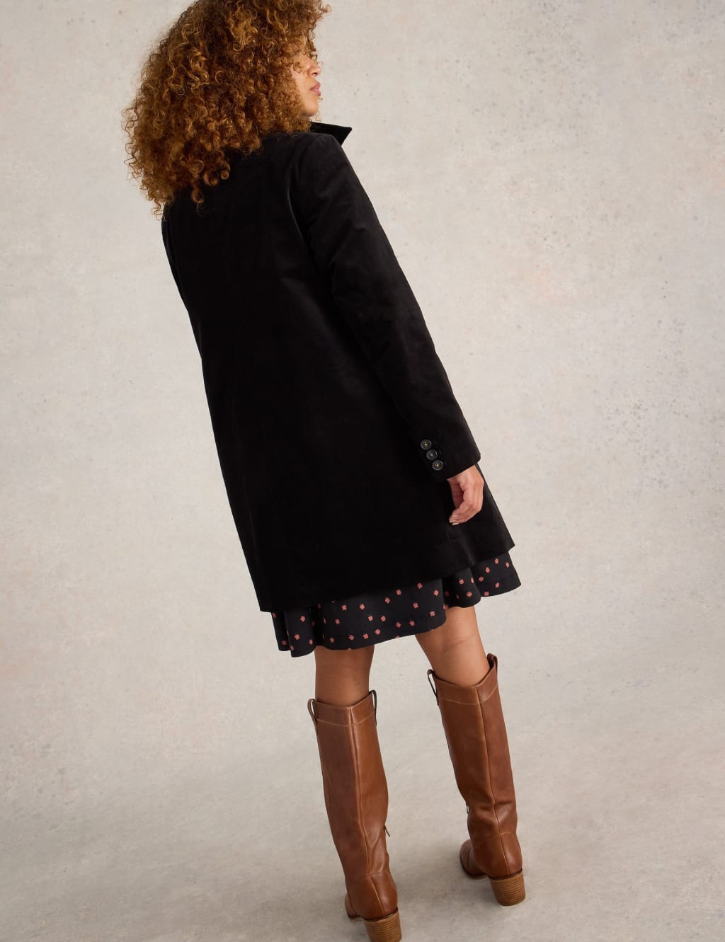Cotton Rich Velvet Overcoat 4 of 6