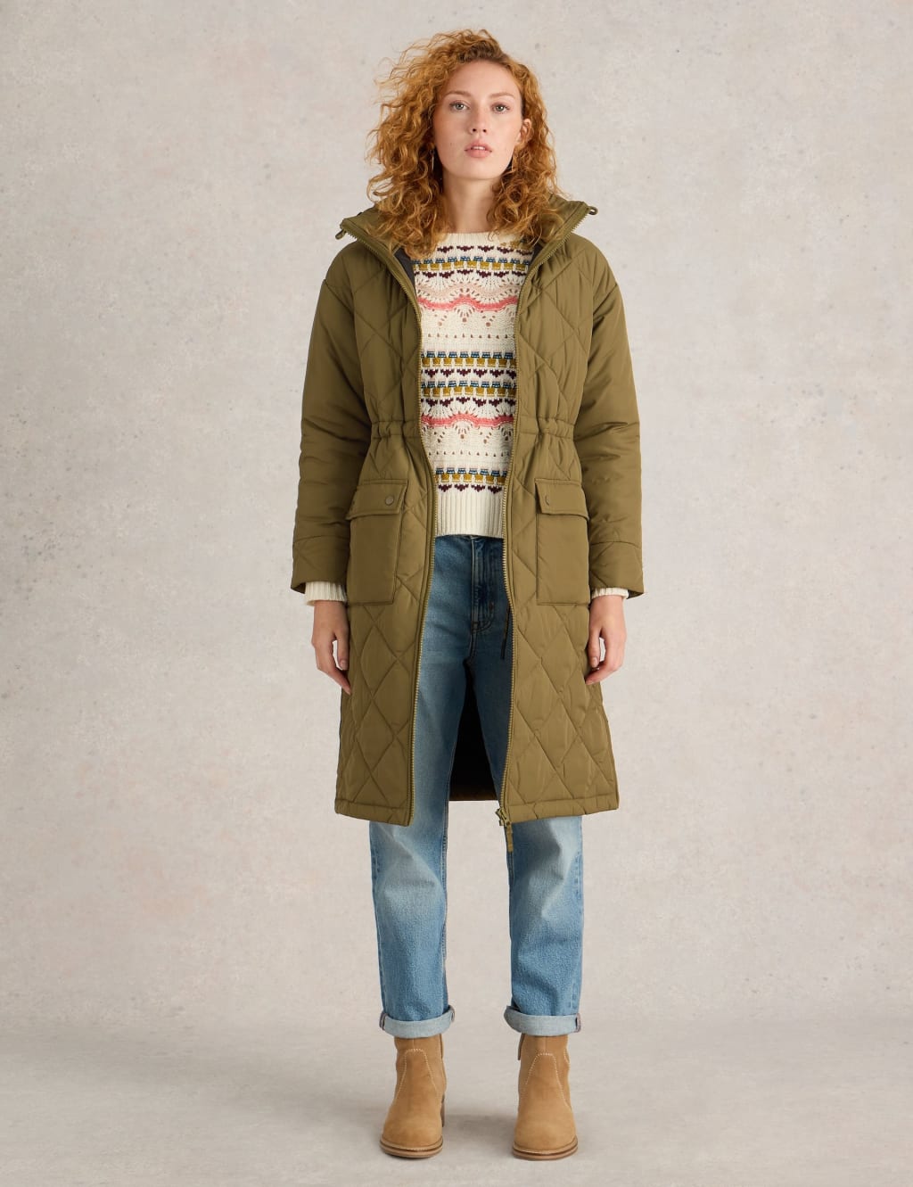 White stuff parka womens discount