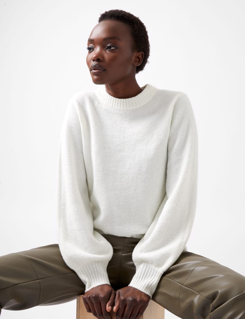 Textured High Neck Jumper 4 of 4