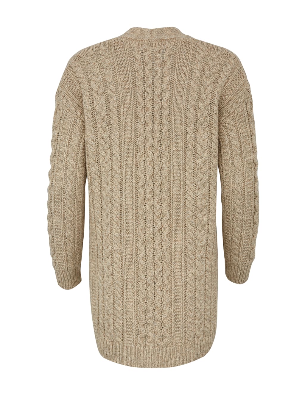Pure Wool Cable Knit Relaxed Cardigan 5 of 5