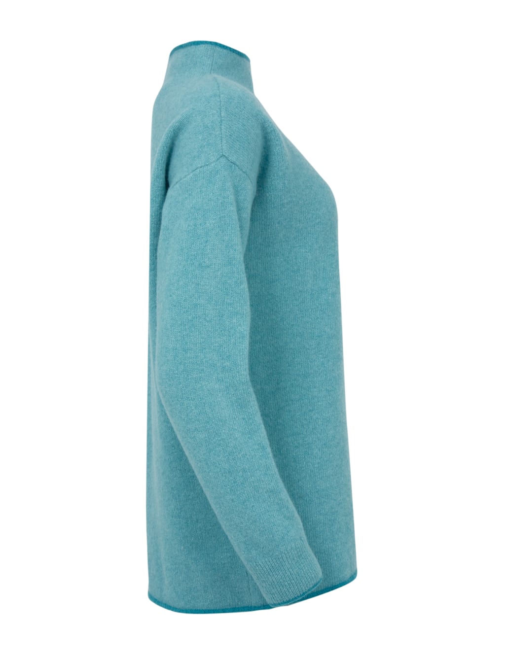 Pure Wool Striped Funnel Neck Jumper 3 of 9