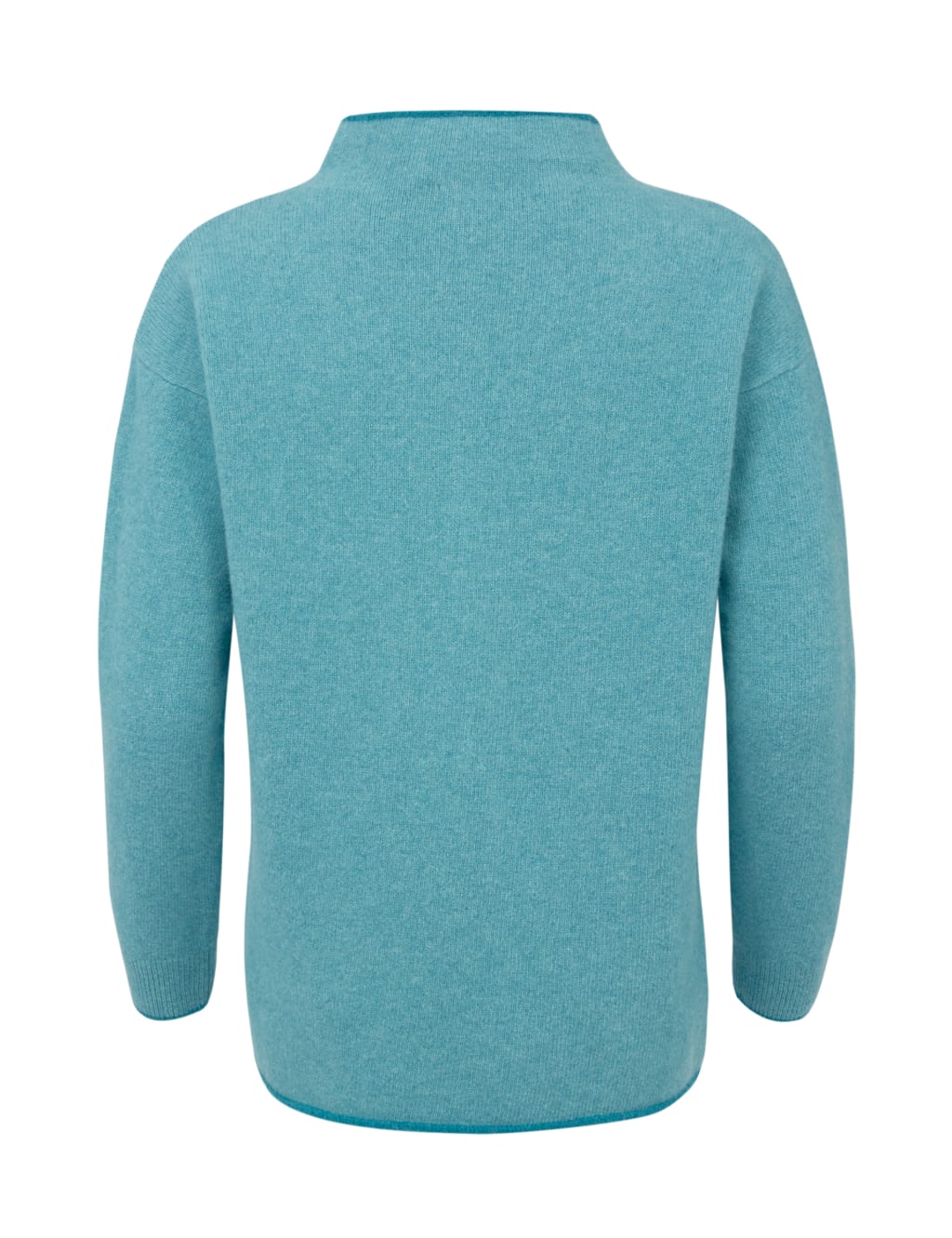 Pure Wool Striped Funnel Neck Jumper 4 of 9