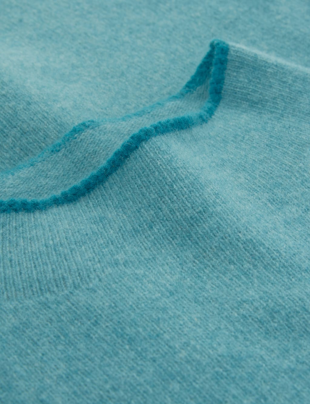 Pure Wool Striped Funnel Neck Jumper 6 of 9