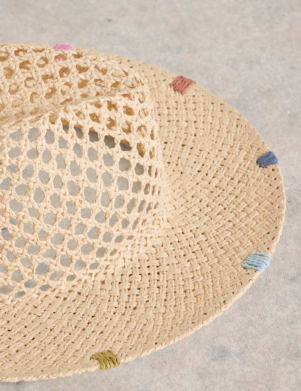 Open Weave Fedora Hat 3 of 3