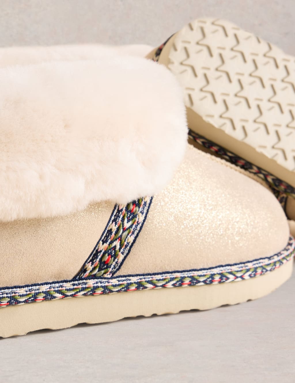 Suede Shearling Slipper Boots 4 of 4