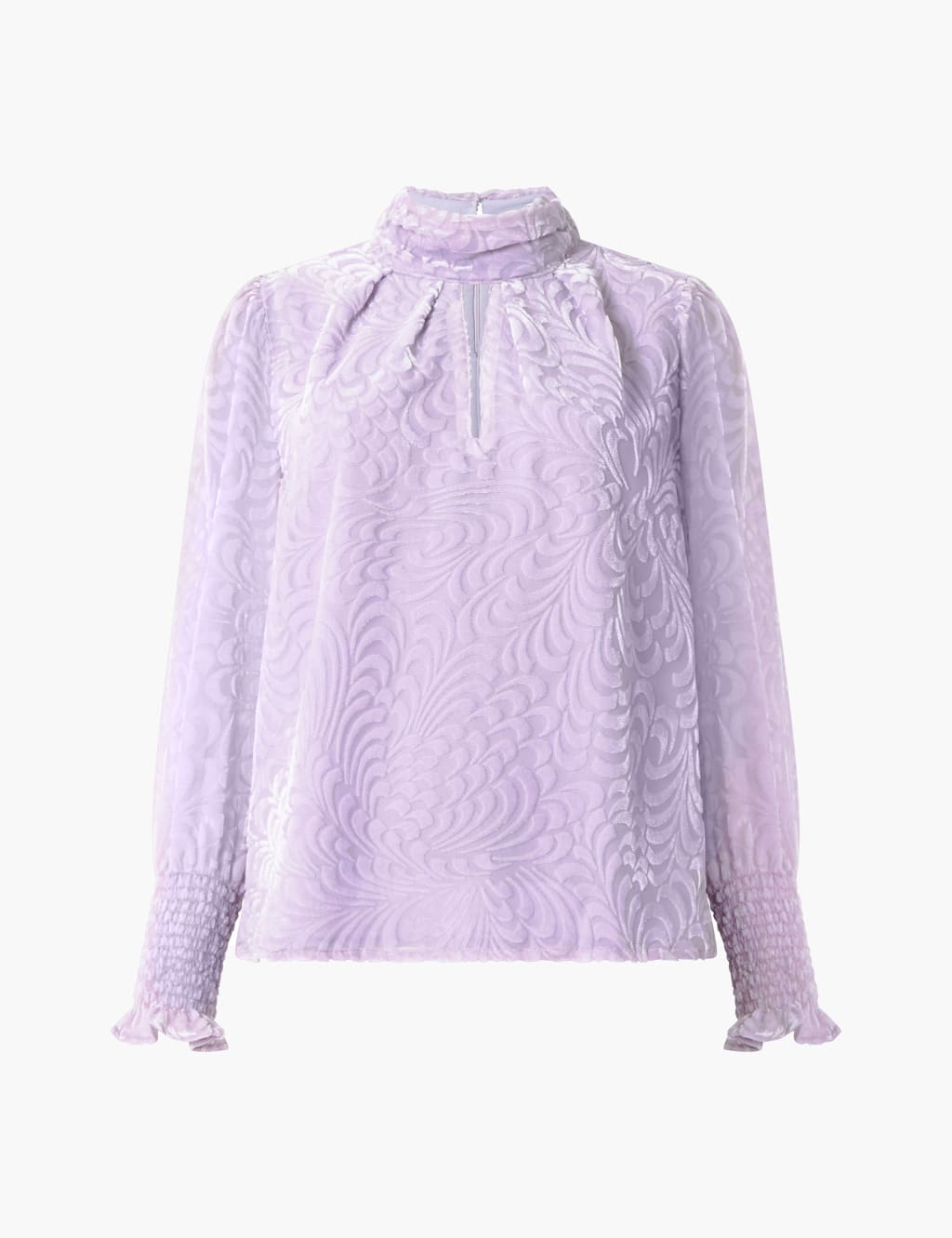 Geometric High Neck Blouse 2 of 4