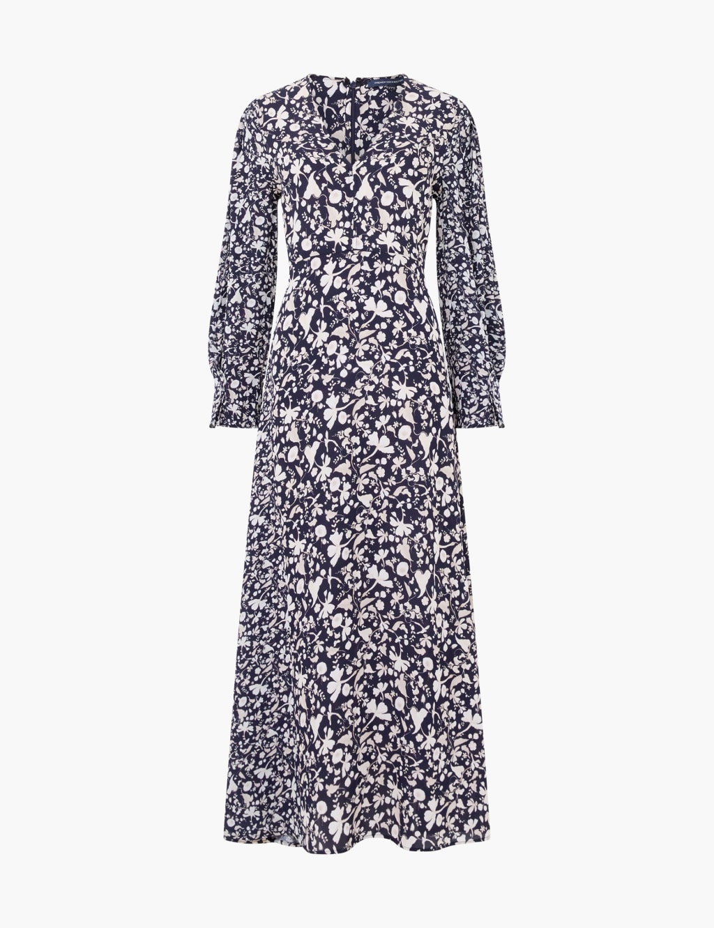 Floral Midi Waisted Dress 2 of 4