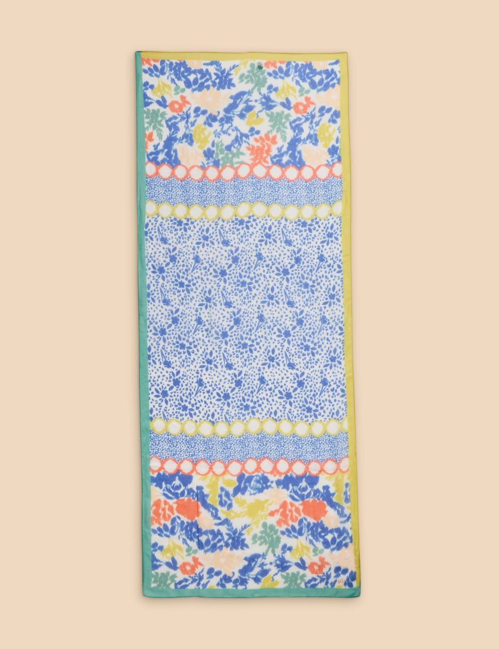 Pure Modal Printed Fringed Scarf 2 of 3