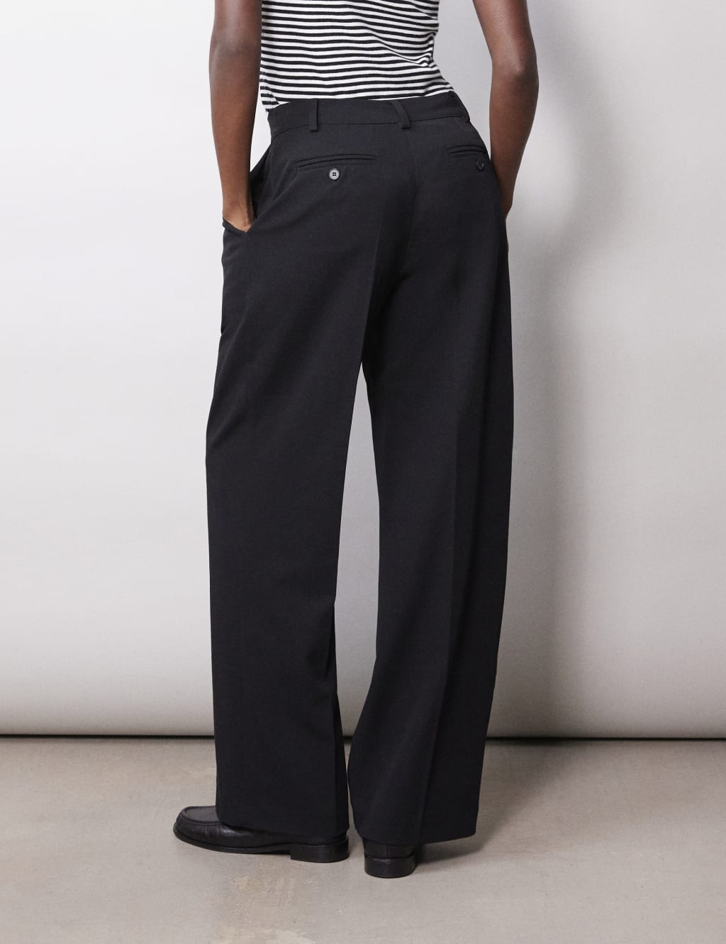 Pleat Front Wide Leg Chinos 4 of 5