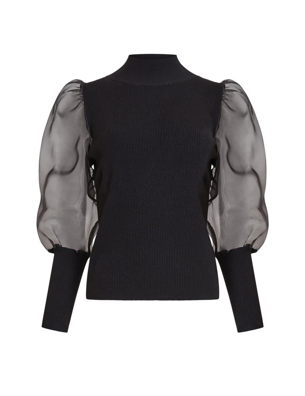 Krista Organza LS High NK Top 2 of 4
