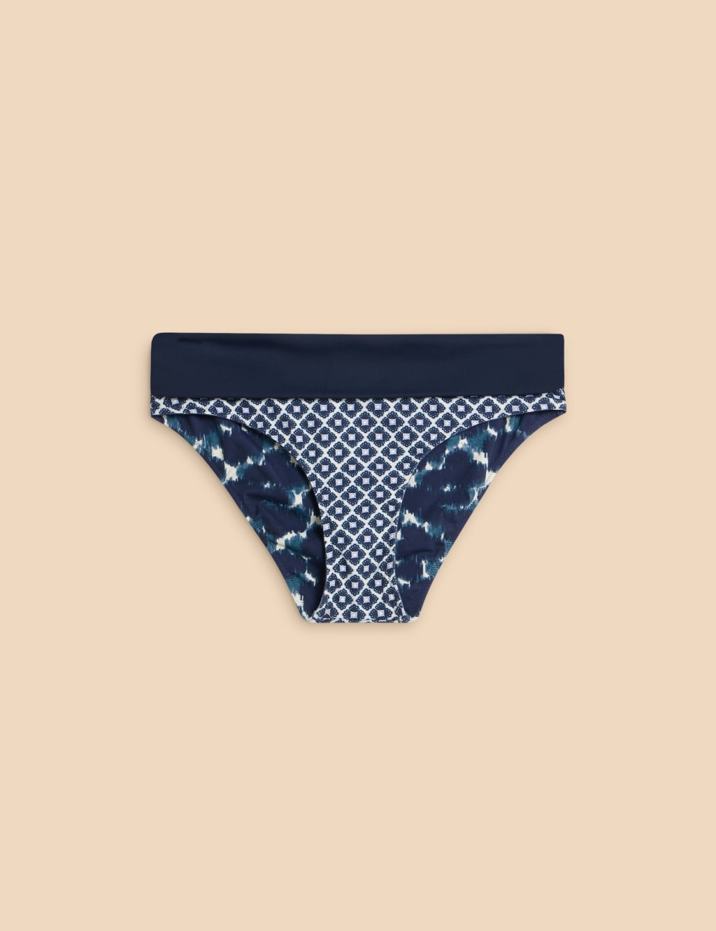 Geometric Roll Top Bikini Bottoms 2 of 6