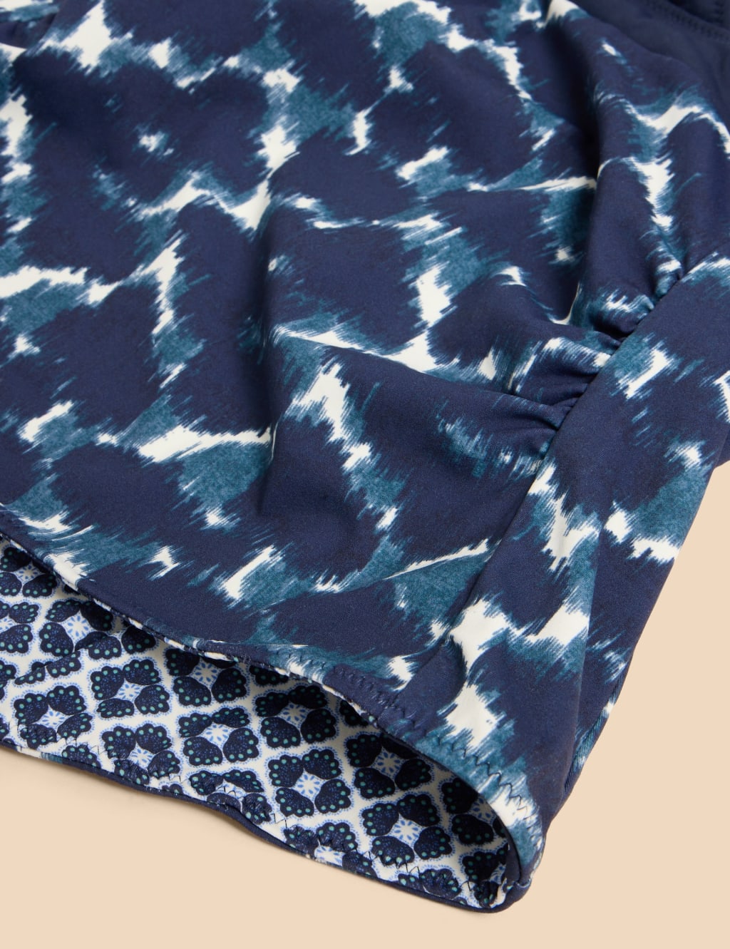 Sunshine Printed V-Neck Halterneck Tankini Top 6 of 6