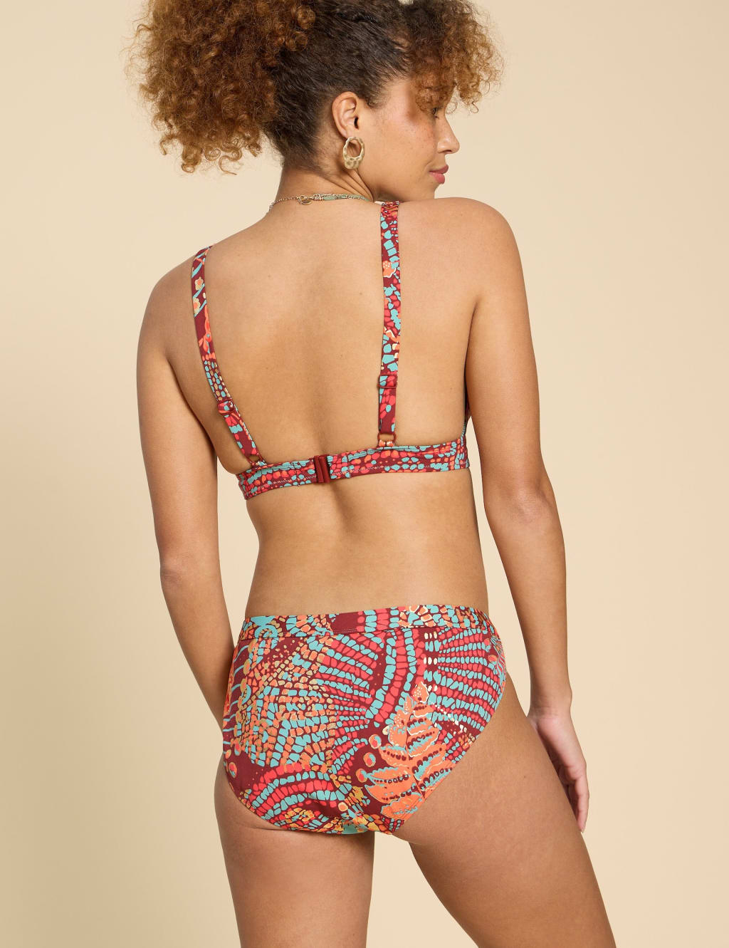 Printed Side Detail Bikini Bottoms 4 of 6