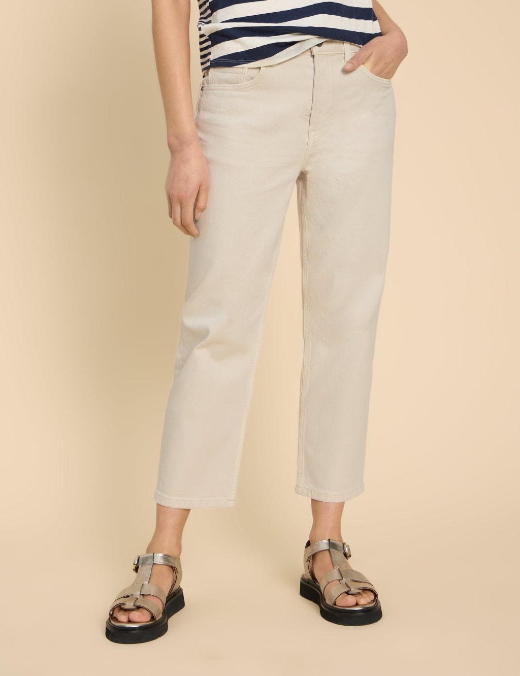 White stuff cropped jeans on sale