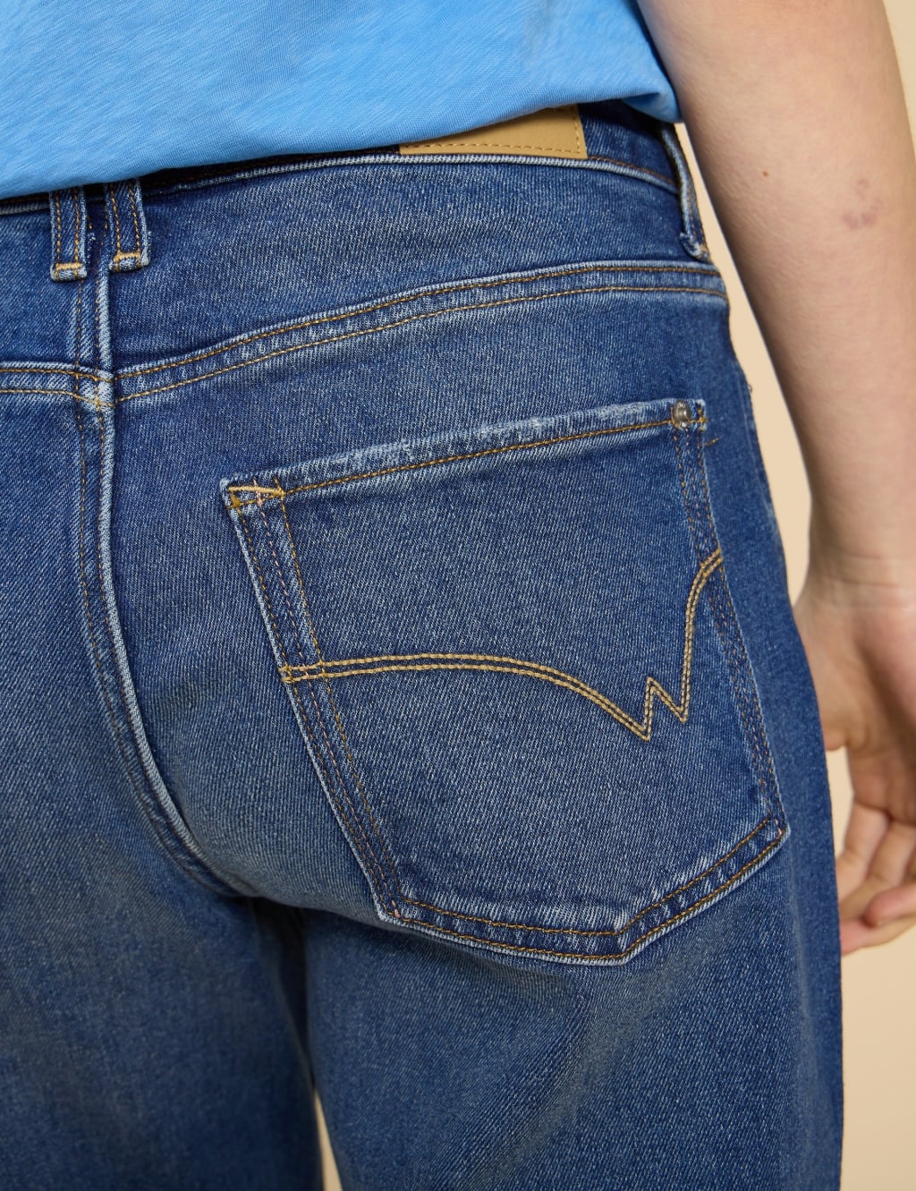 Freya Mid Rise Straight Leg Jeans 5 of 6