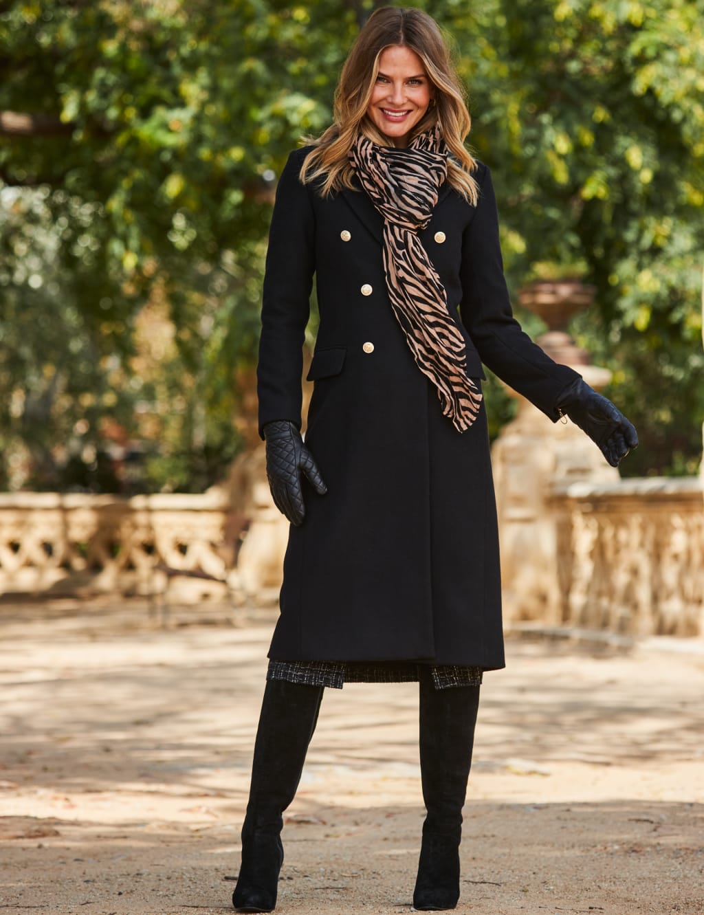 M&s black coat cheap