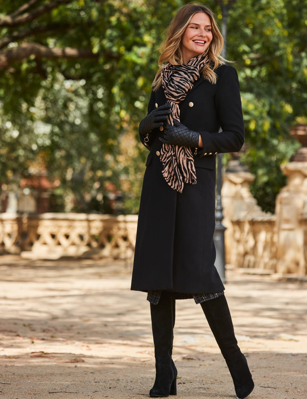 Wool Blend Tailored Longline Coat 3 of 6