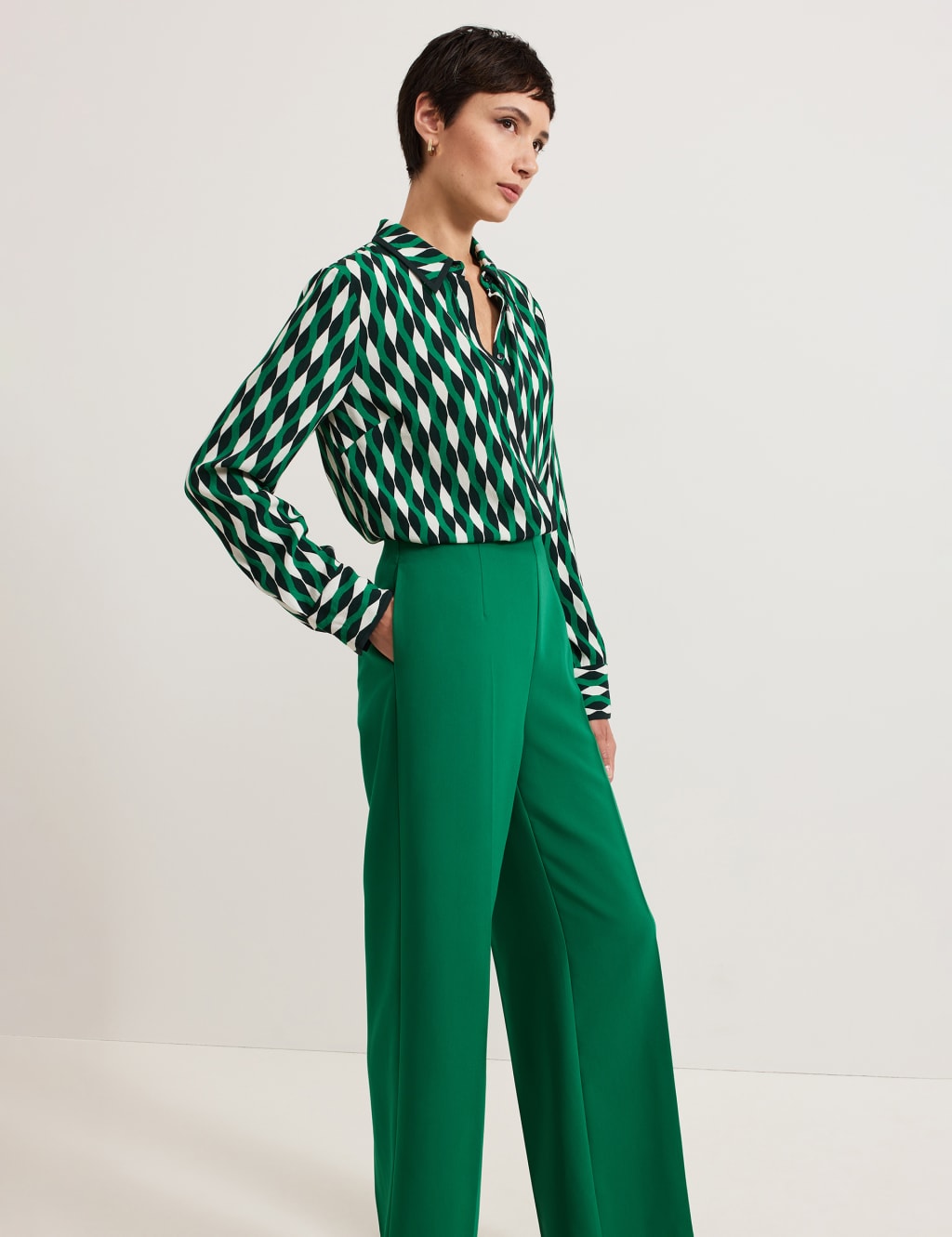 Tailored Ankle Grazer Trousers 6 of 8
