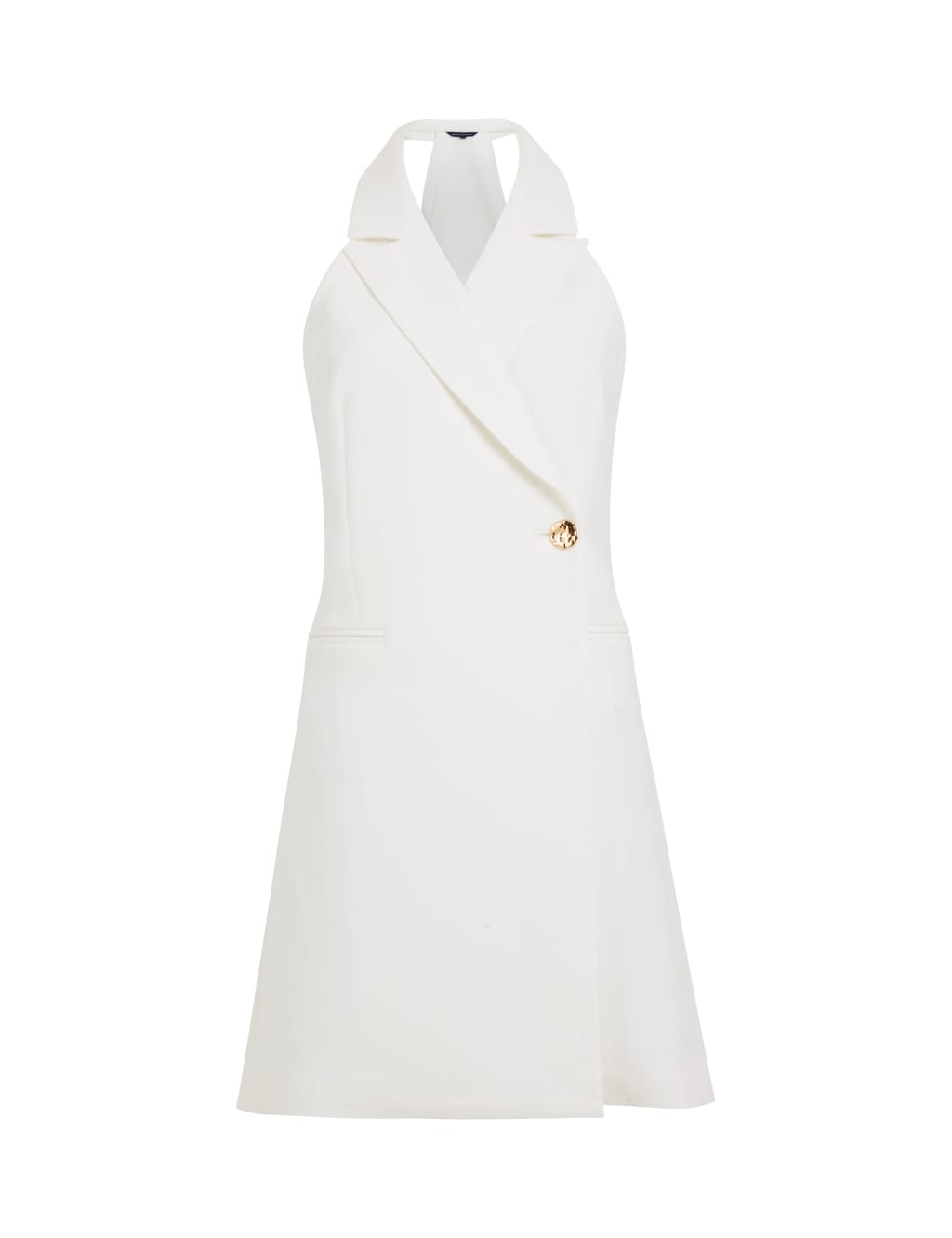 Collared Mini Tailored Dress 2 of 4
