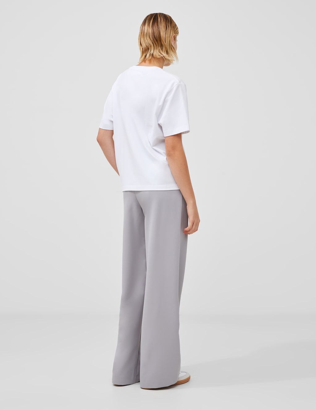 Cotton Rich Tie Detail T-Shirt 3 of 4