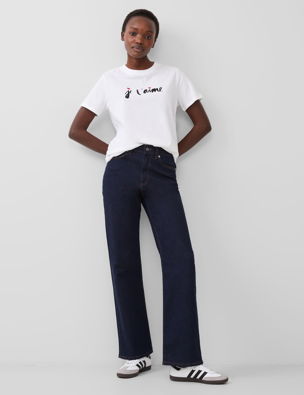 Pure Cotton Slogan T-Shirt 1 of 4