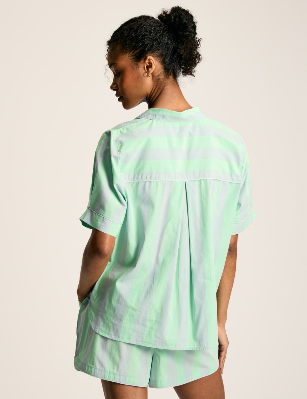 Pure Cotton Striped Pyjama Set 4 of 7