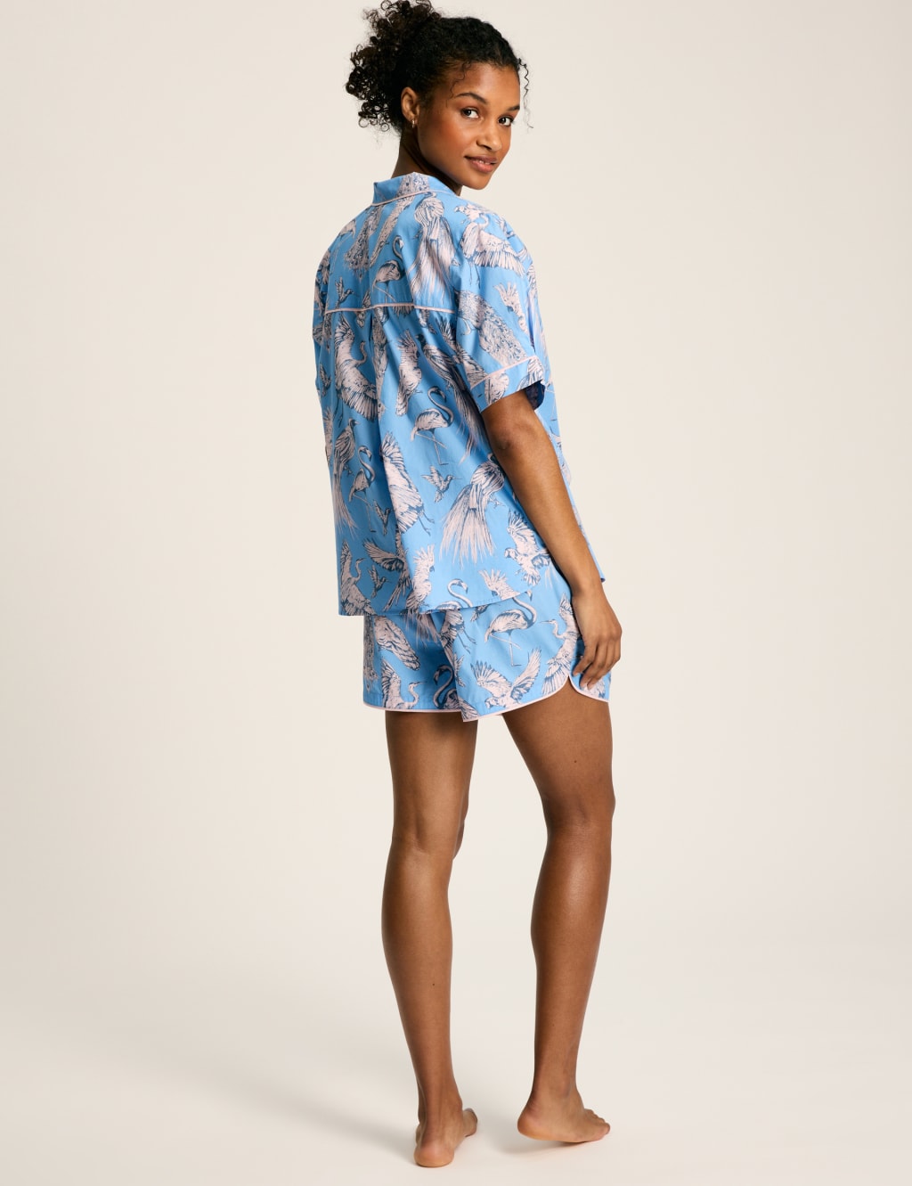 Pure Cotton Bird Print Pyjamas 3 of 6
