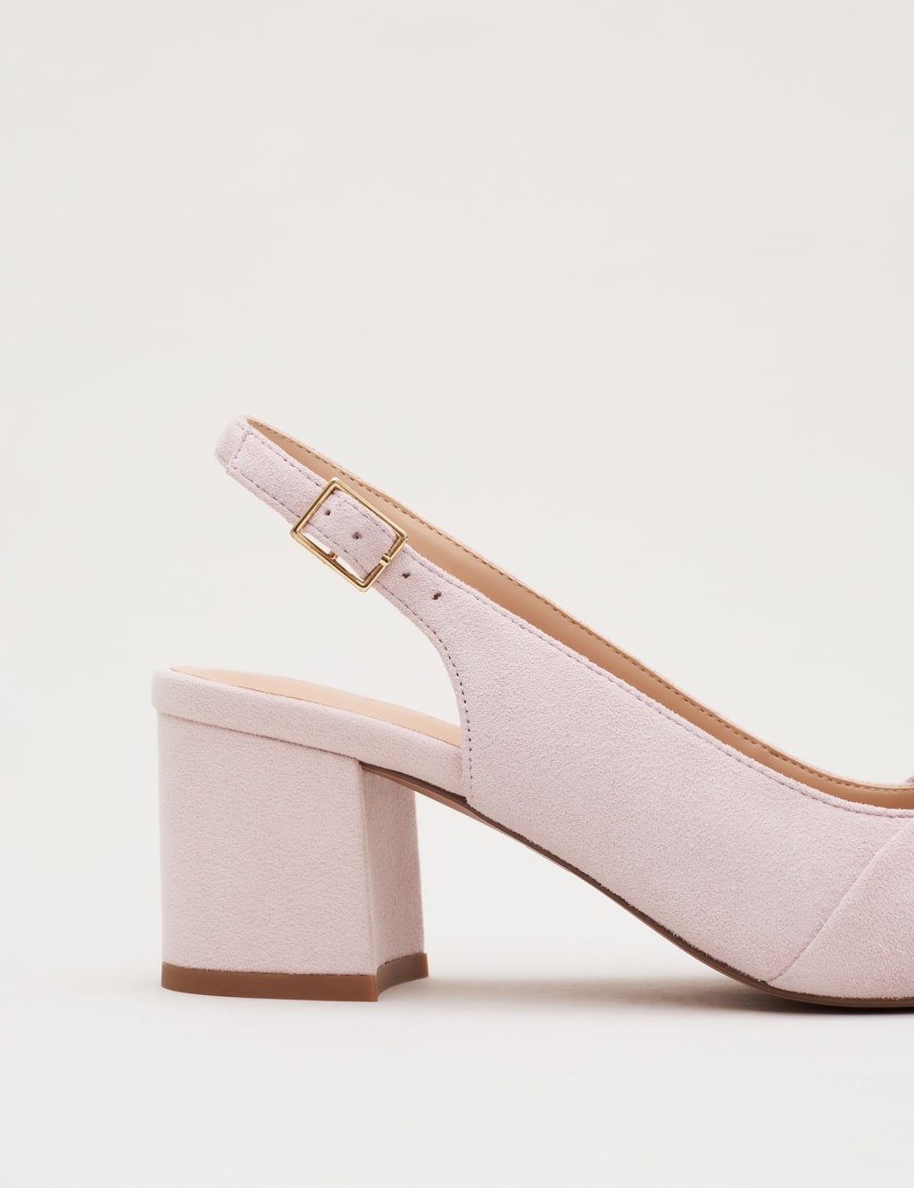 Leather Knot Block Heel Pointed Court Shoes 7 of 9